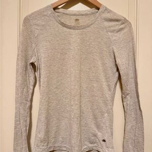 Adidas Heather Gray Long Sleeve Tee